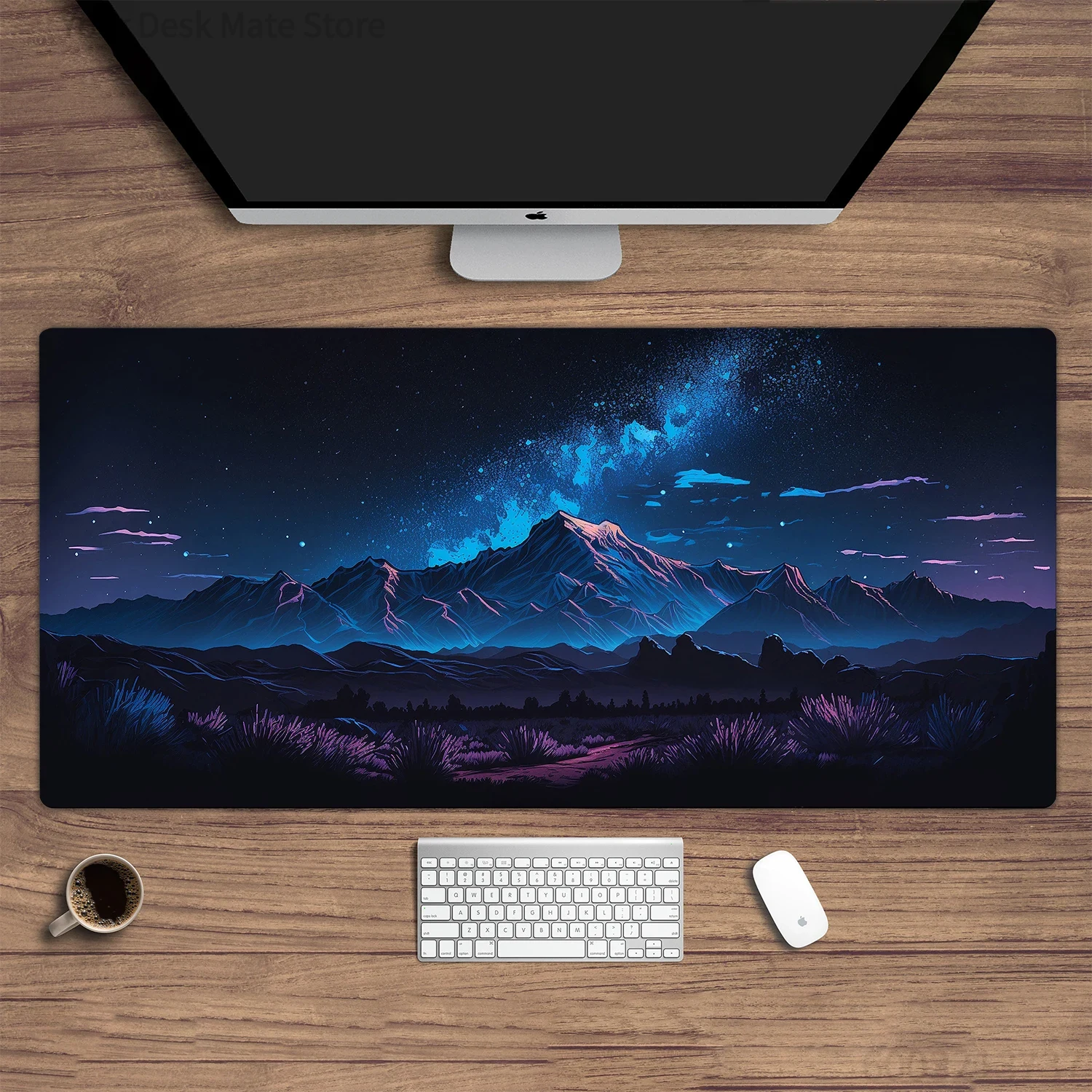 Desk Setup Blue - New Arrivals Blue Aurora at Night