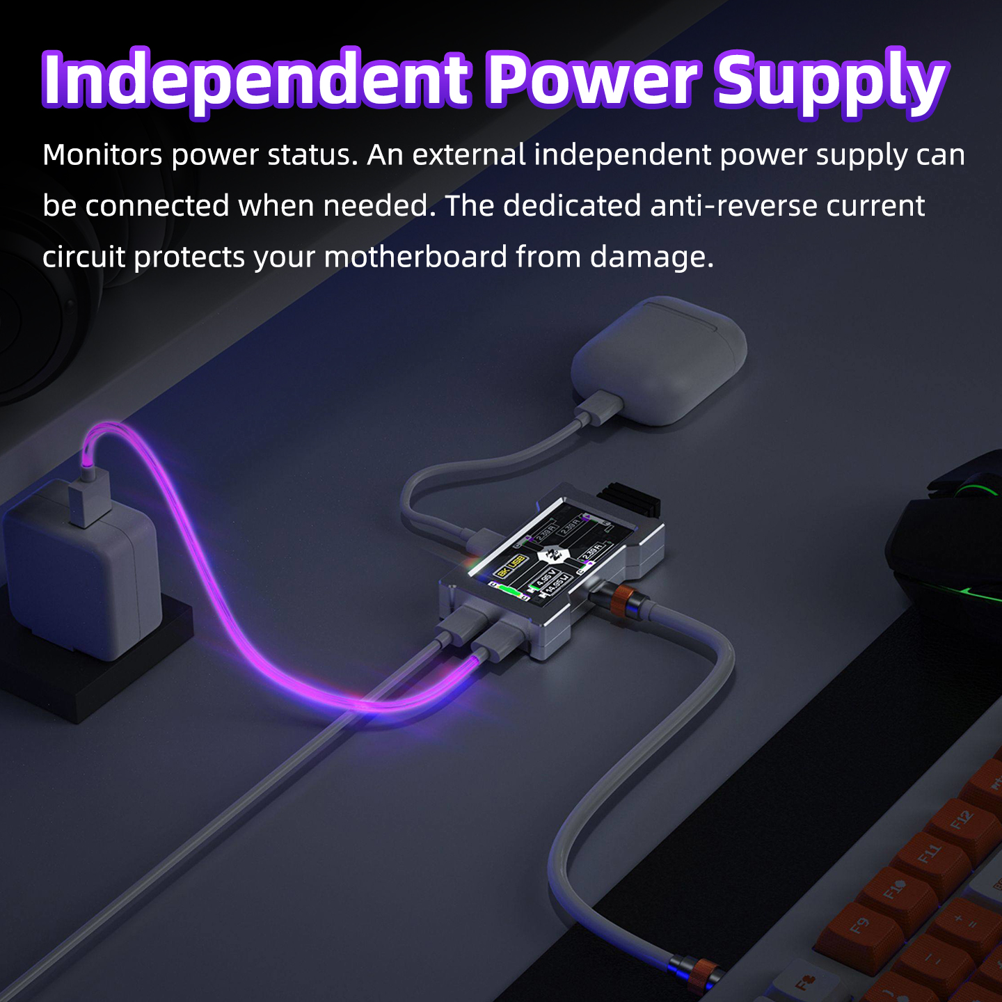 HMHUB Gaming USB Hub - 2-To-3  - Desk Setup For Gaming incelemesi ve fiyatı