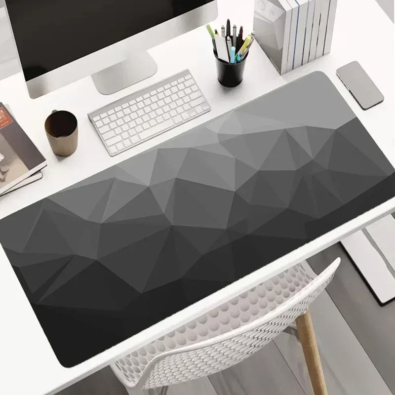 Modern Dark Geometric Tableclo - Desk Setup Grey incelemesi ve fiyatı