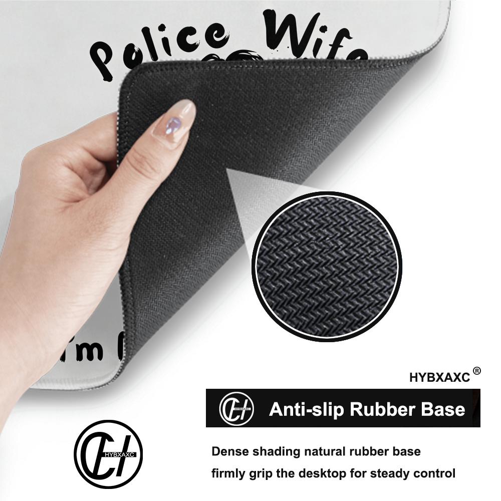 HYBXAXC Police Wife Mouse Pad  - Desk Setup Blue incelemesi ve fiyatı