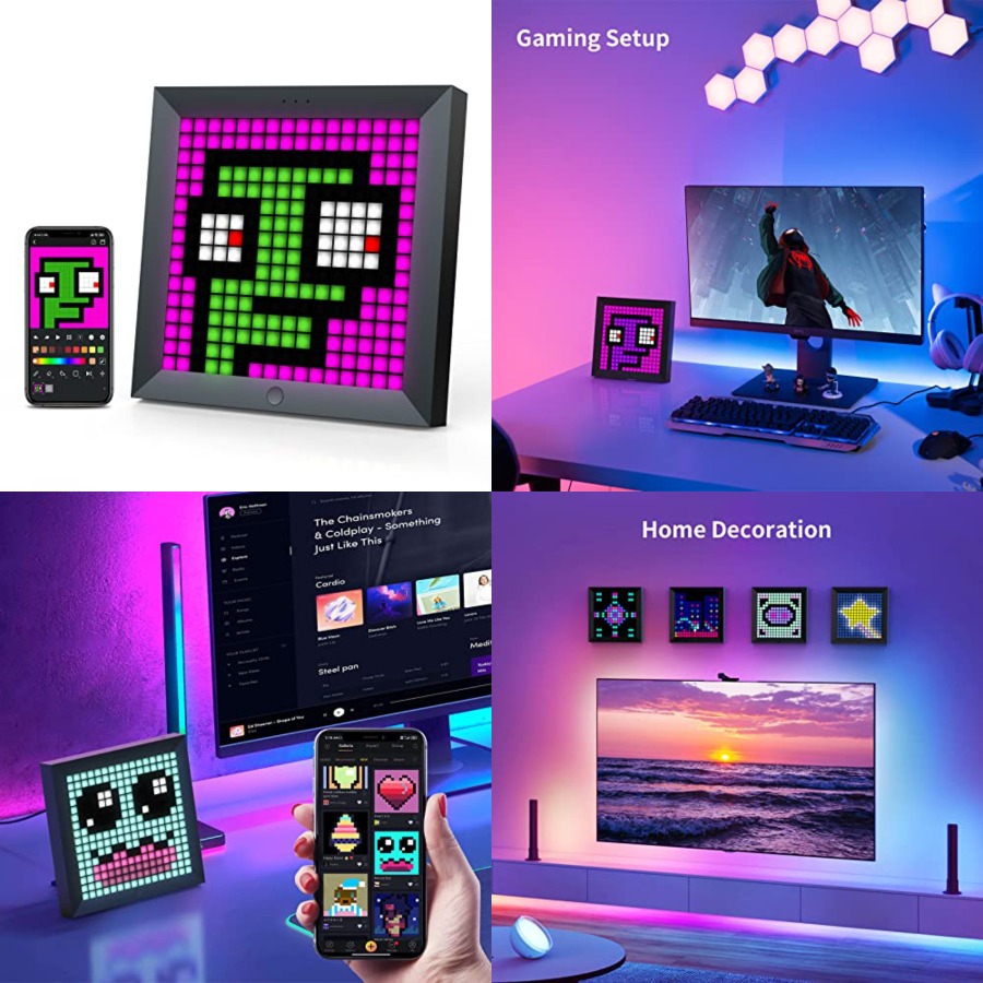 LED Light Pixel Display Panel  - Desk Setup Tv incelemesi ve fiyatı