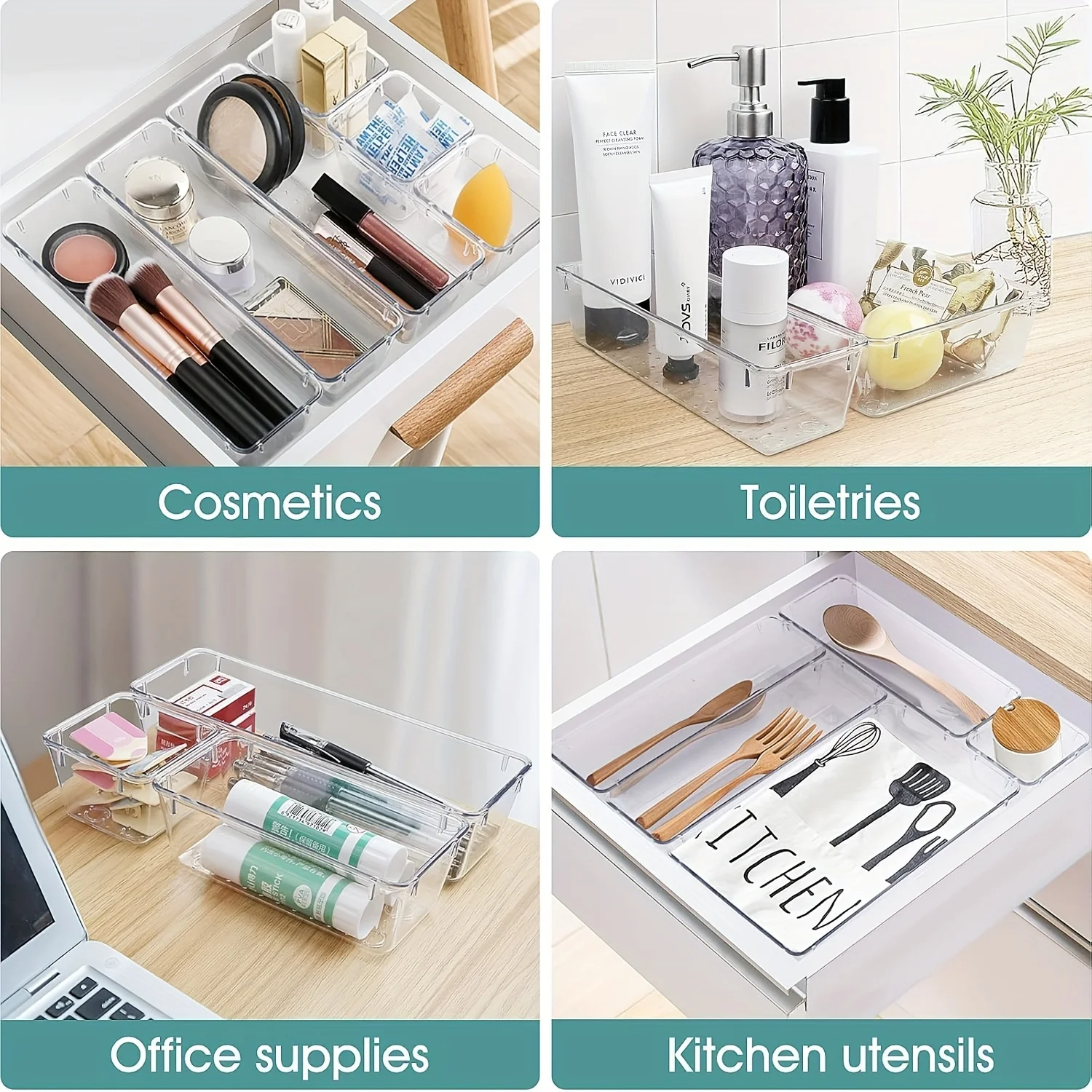 6/9/12Pack Drawer Organizers C - Desk Drawer Unit incelemesi ve fiyatı