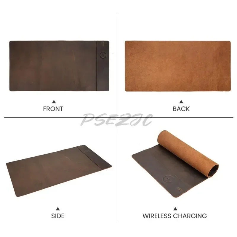Vintage Cowhide Mouse Pad with - Desk Setup Carpet incelemesi ve fiyatı