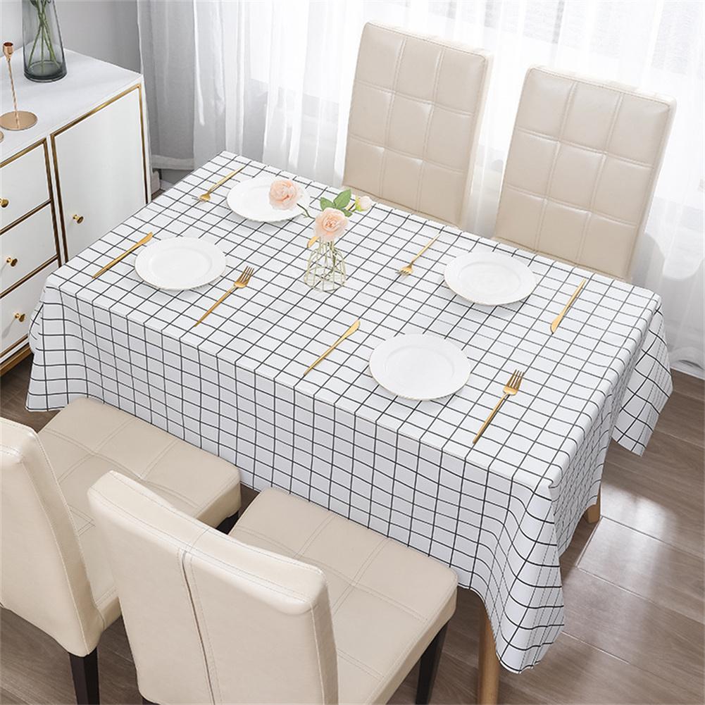 Nordic Style Grid Printed Hous - Desk Setup Wallpaper incelemesi ve fiyatı