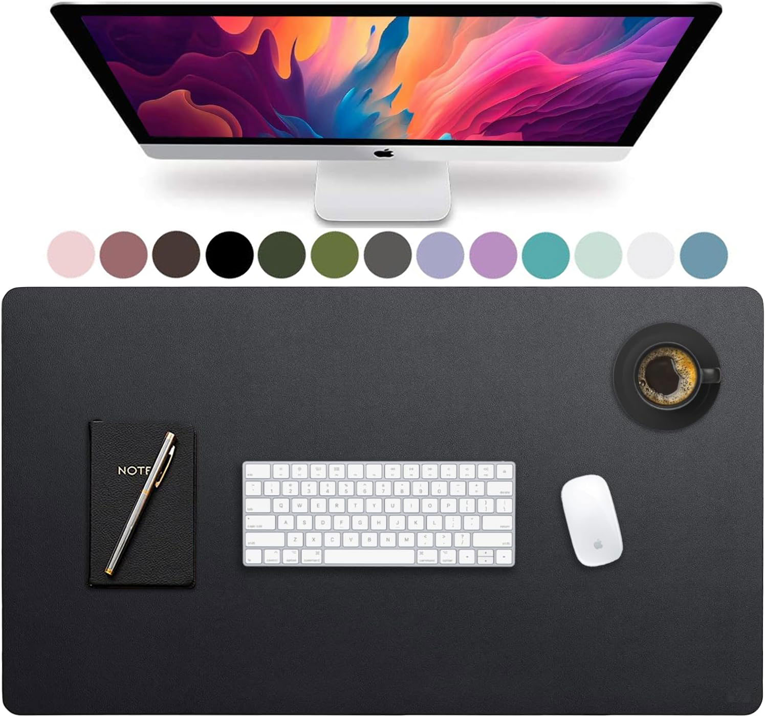 Large Size Leather Desk Pad,Of - Desk Setup Carpet incelemesi ve fiyatı