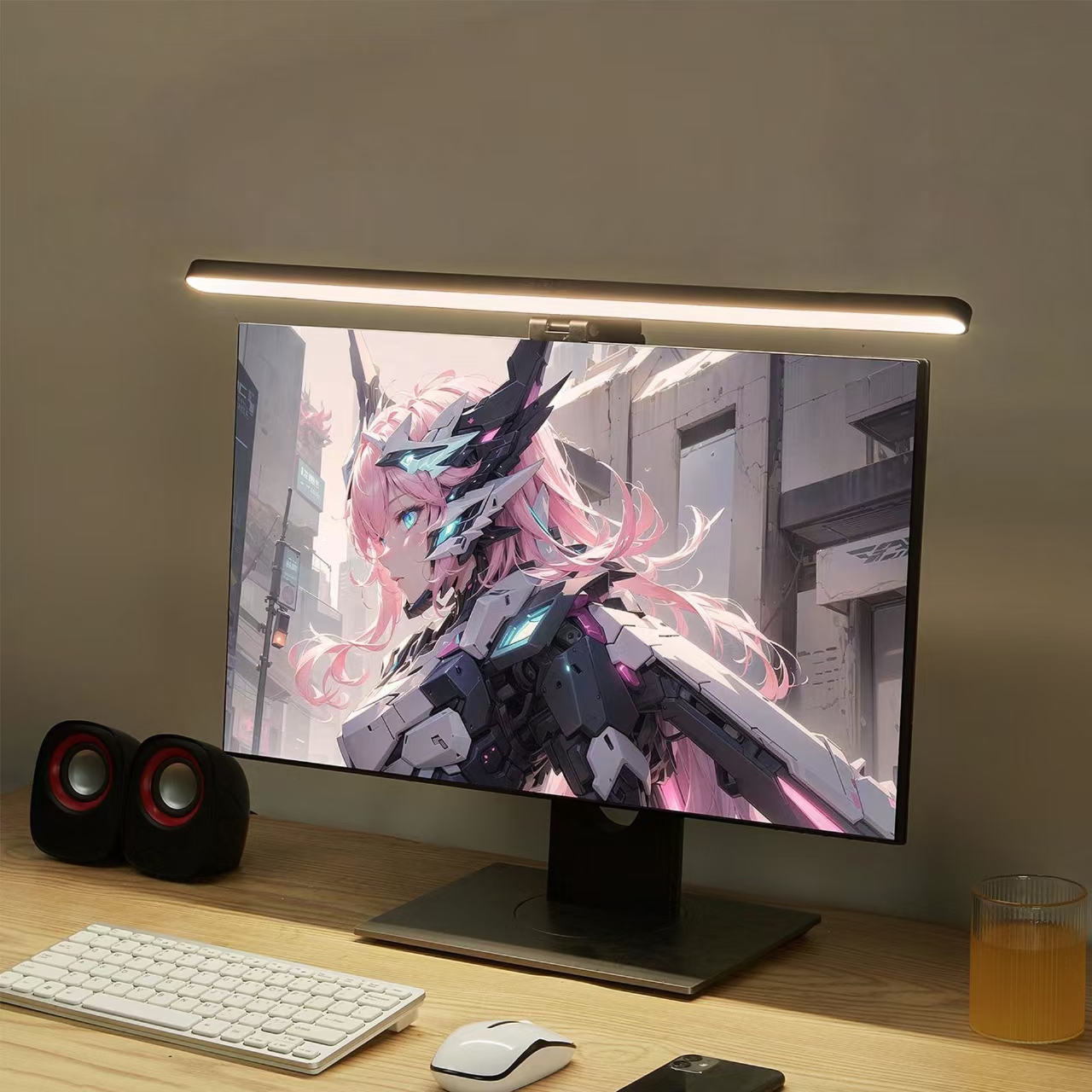 LED Monitor Light Hanging Desk - Desk Setup For Gaming incelemesi ve fiyatı
