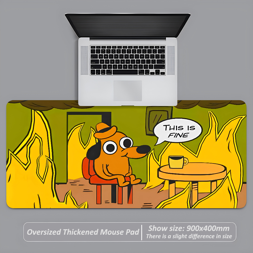 This Is Fine Dog Dachshund Mou - Desk Setup Carpet incelemesi ve fiyatı