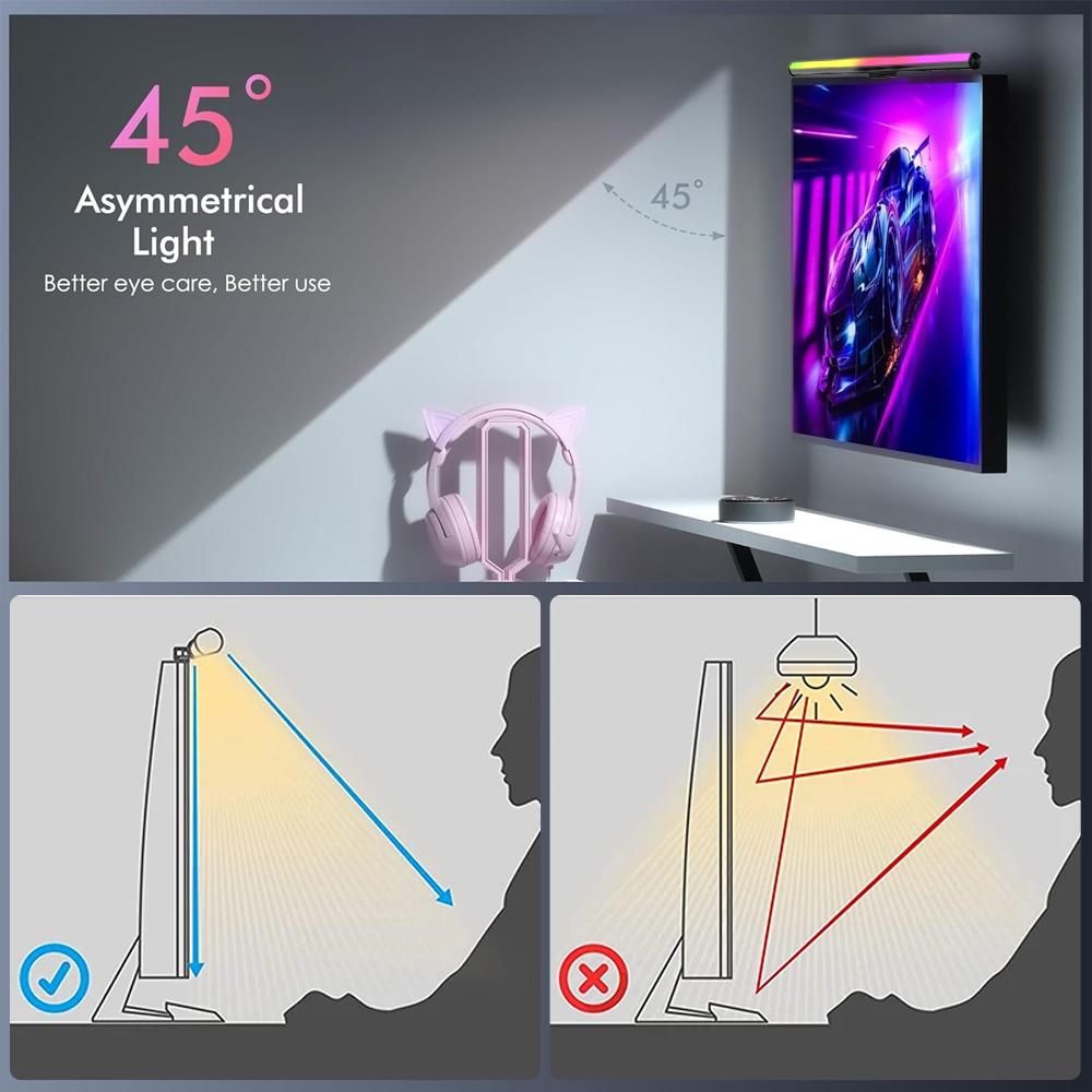Screen Hanging Lamp Monitor Li - Desk Setup For Gaming incelemesi ve fiyatı