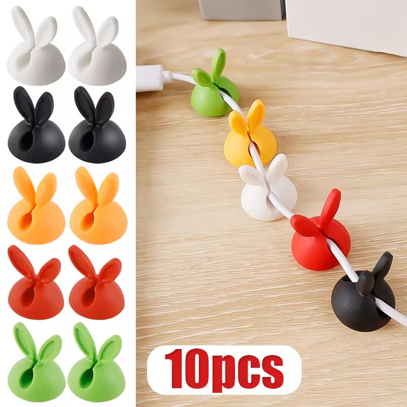 Cute Rabbit Ear Cable Manager  - Desk Setup Cable Management incelemesi ve fiyatı
