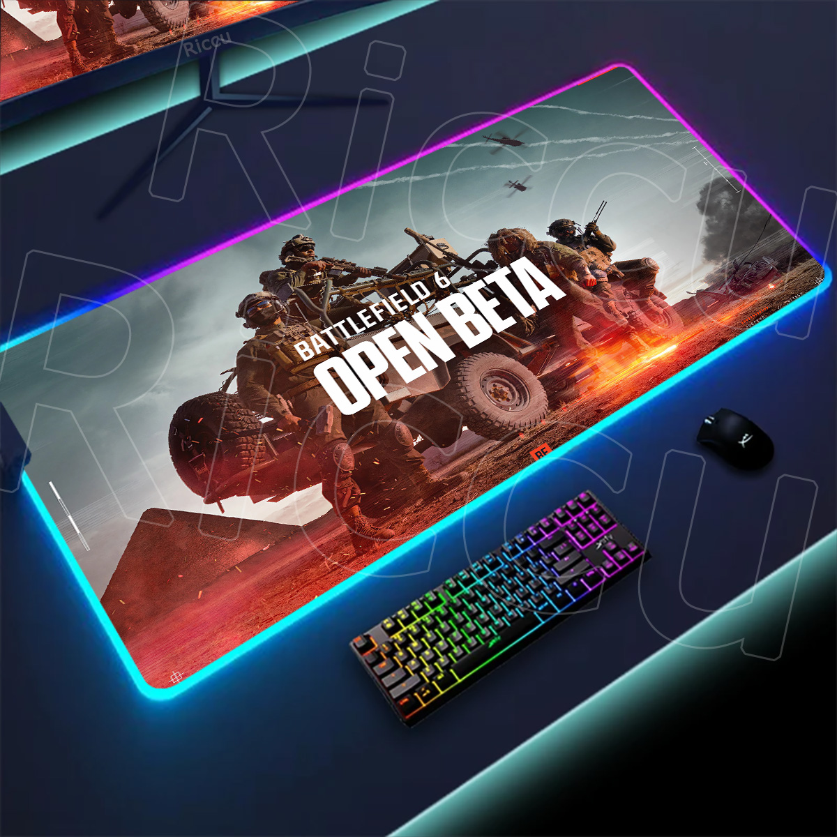 New Gamer Rgb Desk Mat Back Li - Desk Setup For Gaming incelemesi ve fiyatı