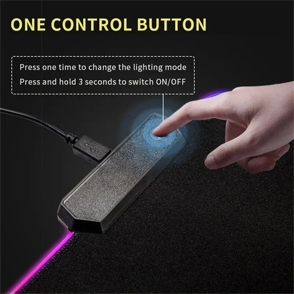 New Gamer Rgb Desk Mat Back Li - Desk Setup For Gaming incelemesi ve fiyatı