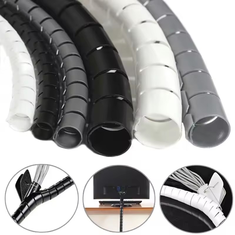 2M/1M Flexible Spiral Cable Wi - Desk Setup Cable Management incelemesi ve fiyatı