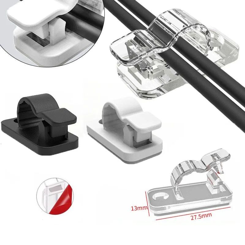 10/50PCS Cable Organizer Clips - Desk Setup Cable Management incelemesi ve fiyatı