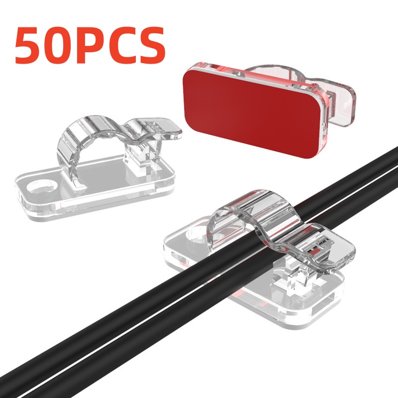 10/50PCS Cable Organizer Clips - Desk Setup Cable Management incelemesi ve fiyatı