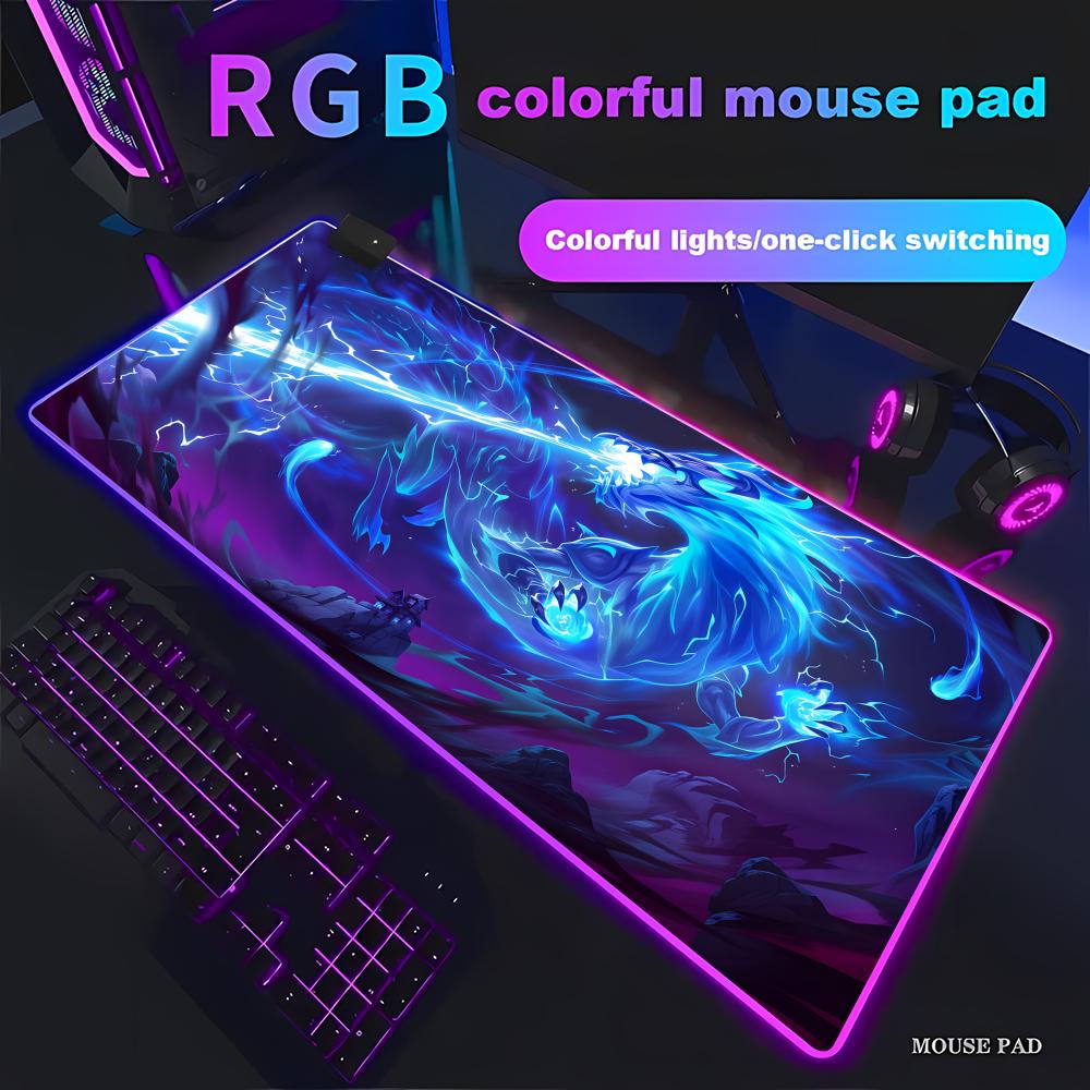 RGB LED Blue Dragon Mouse Pad  - Desk Setup Blue incelemesi ve fiyatı
