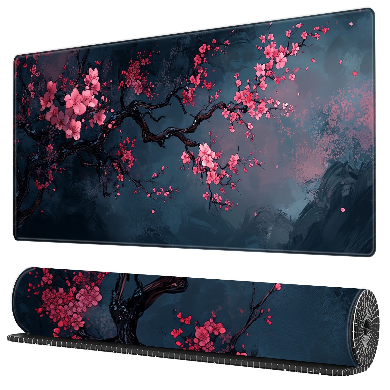 Night Cherry Blossom gaming mo - Desk Setup Carpet incelemesi ve fiyatı