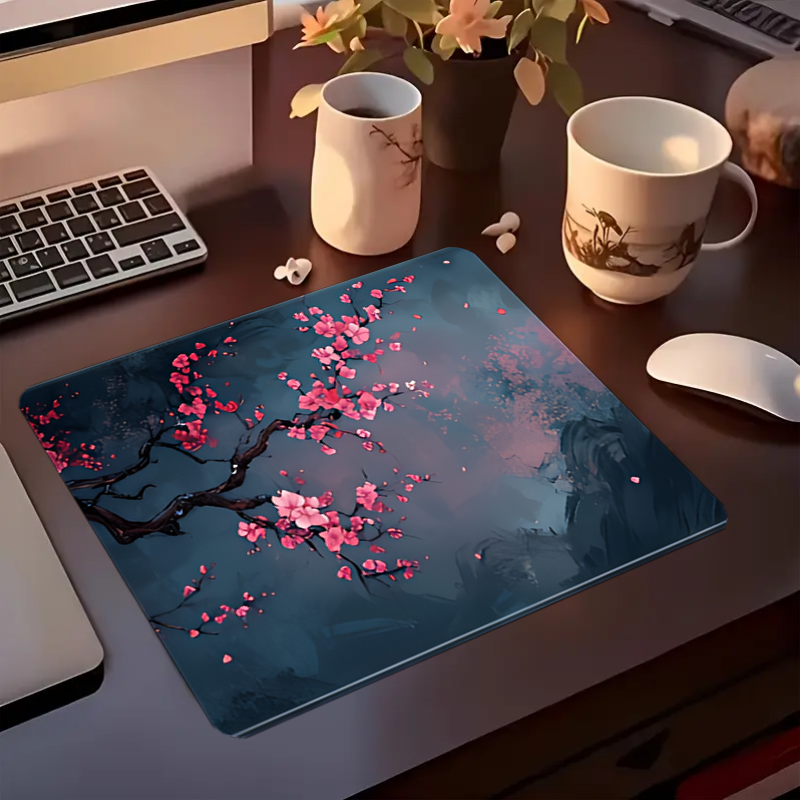 Night Cherry Blossom gaming mo - Desk Setup Carpet incelemesi ve fiyatı