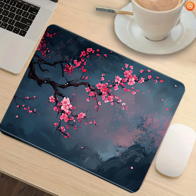 Night Cherry Blossom gaming mo - Desk Setup Carpet incelemesi ve fiyatı