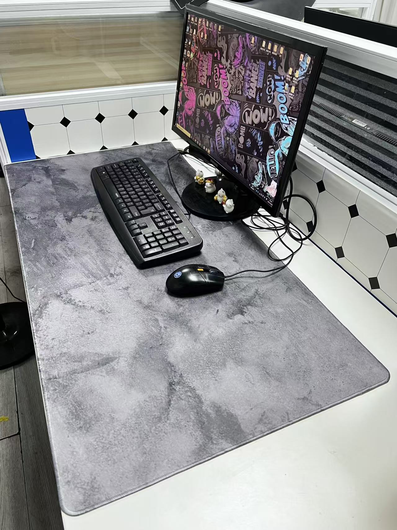 Grey Marble Big Mousepepad Mou - Desk Setup Grey incelemesi ve fiyatı