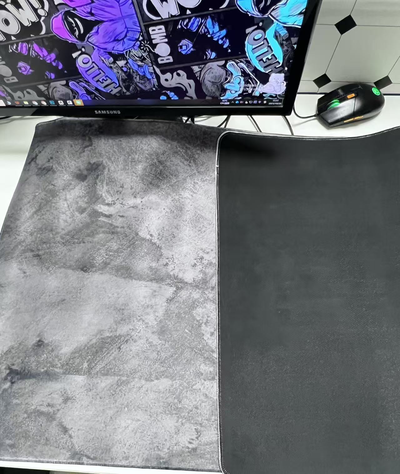 Grey Marble Big Mousepepad Mou - Desk Setup Grey incelemesi ve fiyatı