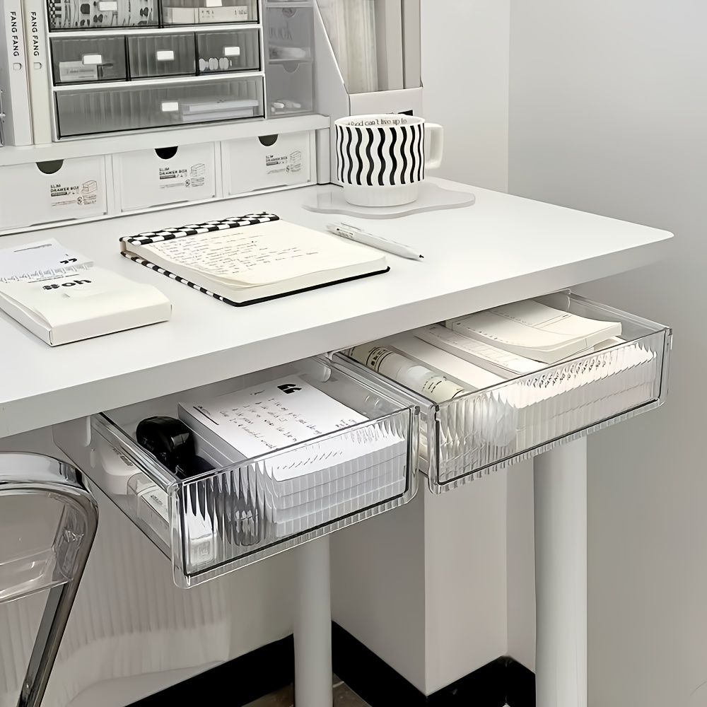 1pc Under Desk Clear Drawer Or - Desk Drawer Unit incelemesi ve fiyatı