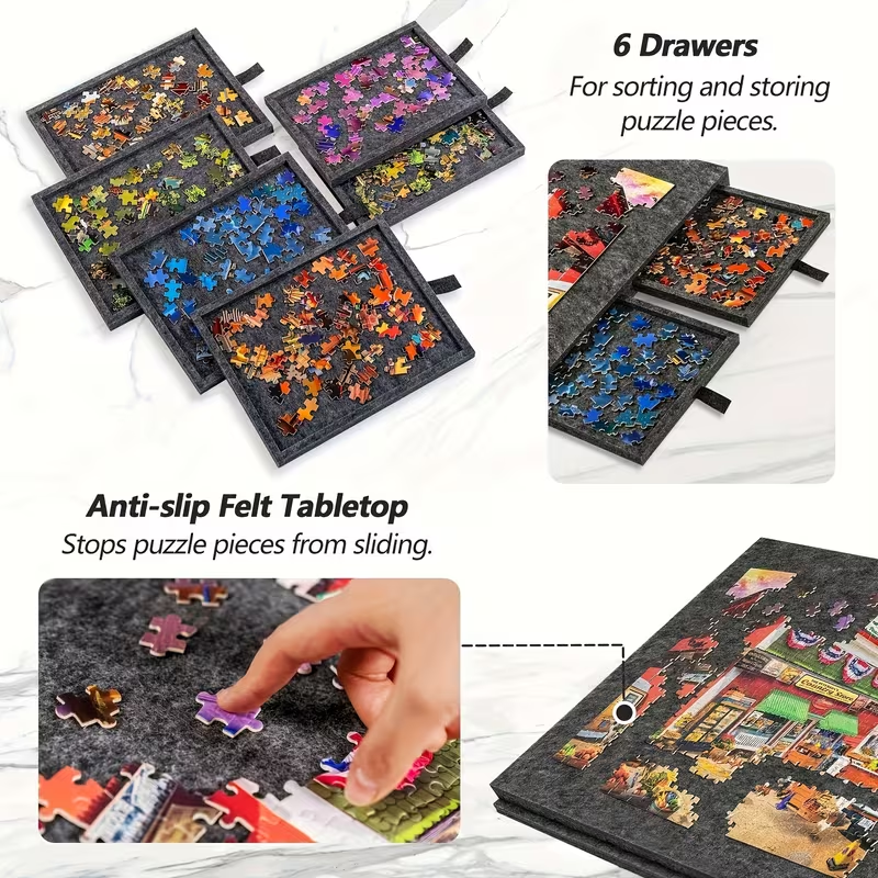 6-Drawer 1500pcs Jigsaw Puzzle - Desk Drawer Unit incelemesi ve fiyatı
