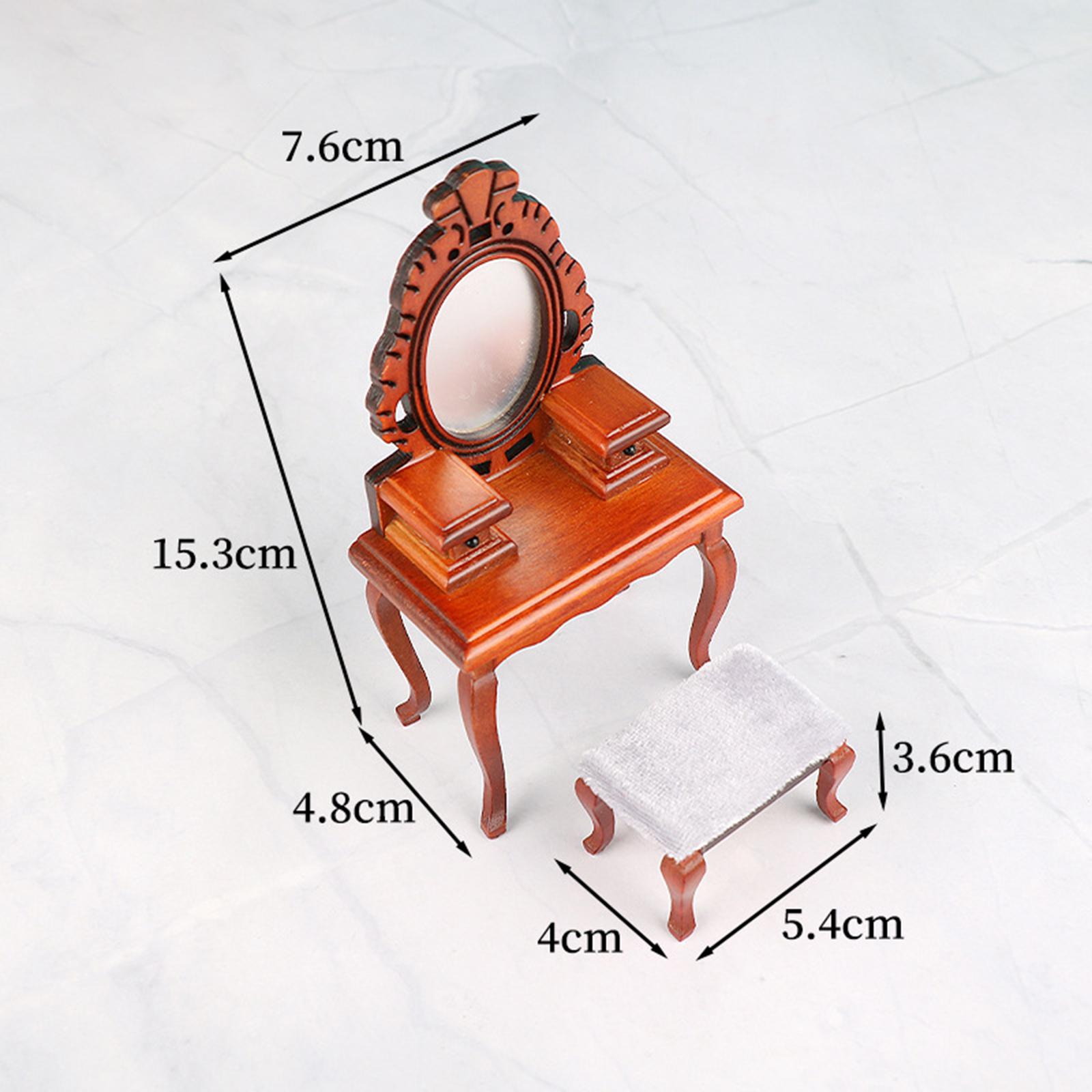1/12 Vanity Desk Model with St - Desk Setup Girly incelemesi ve fiyatı