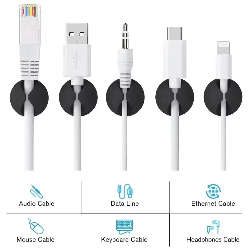 Cable Clips Phone Cord Holder  - Desk Setup Cable Management incelemesi ve fiyatı