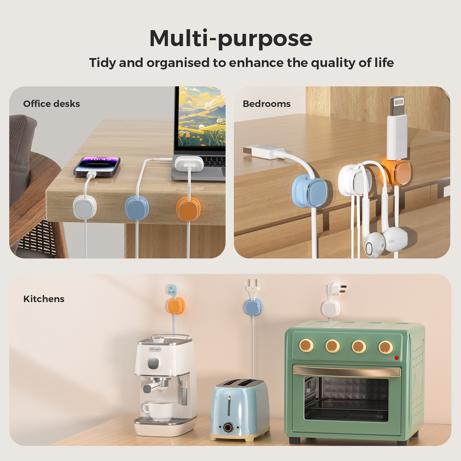 adhesive cable organizer Cable - Desk Setup Cable Management incelemesi ve fiyatı