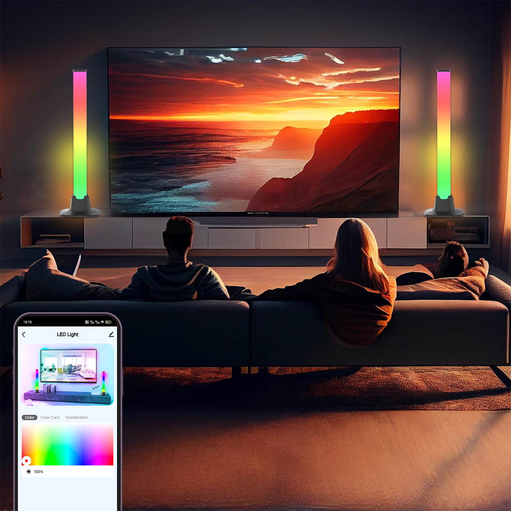 RGB LED Lights Bar Bluetooth S - Desk Setup Tv incelemesi ve fiyatı
