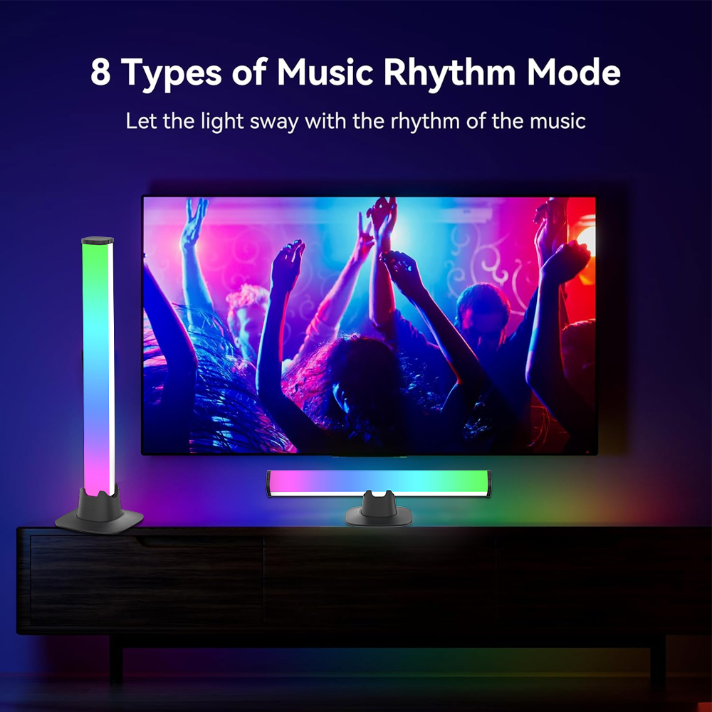 RGB LED Lights Bar Bluetooth S - Desk Setup Tv incelemesi ve fiyatı