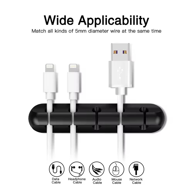 Silicone USB Cable Clip Winder - Desk Setup Cable Management incelemesi ve fiyatı