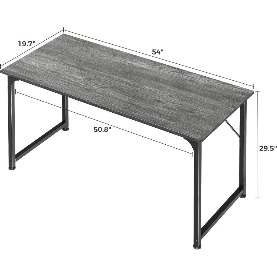 55 Inch Computer Desk for Home - Desk Setup Grey incelemesi ve fiyatı