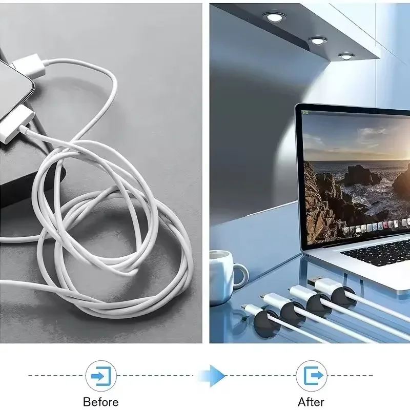 Cable Clips Phone Cord Holder  - Desk Setup Cable Management incelemesi ve fiyatı