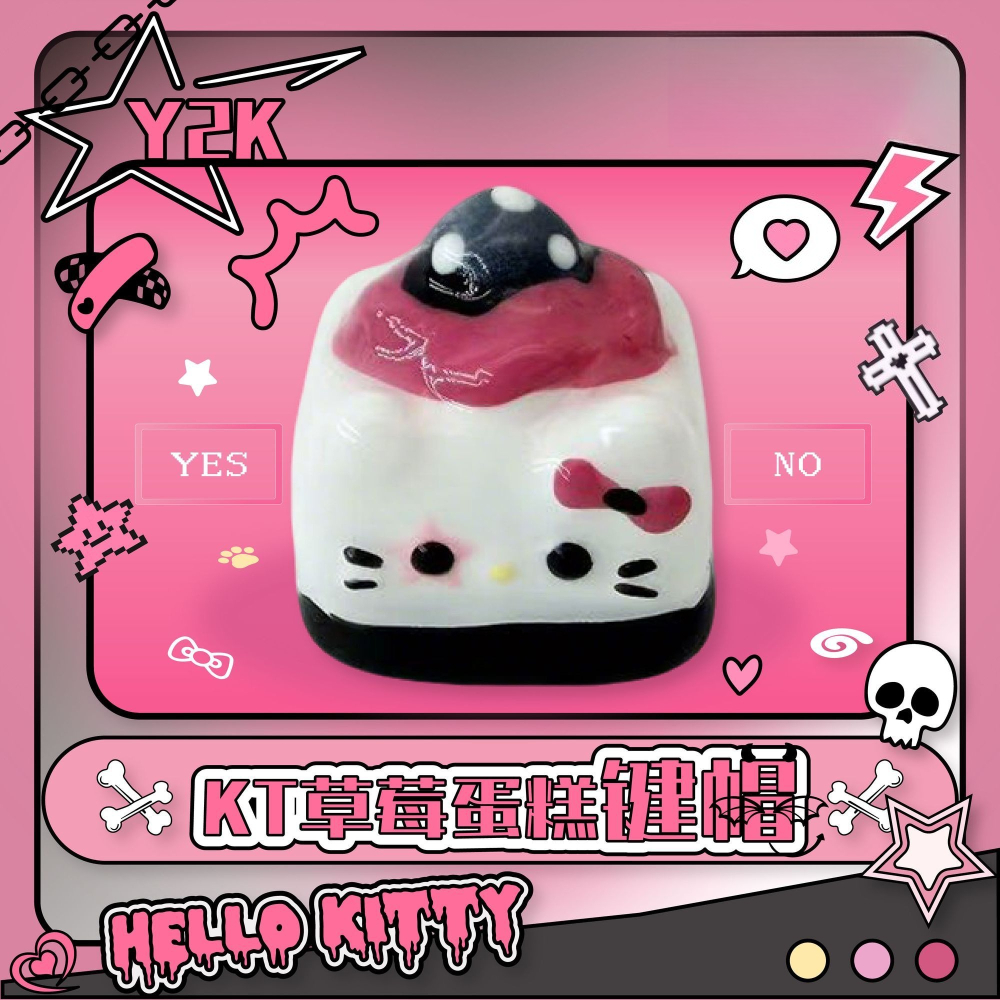 Y2K Kawaii Keycaps Hello Kitty - Desk Setup Girly incelemesi ve fiyatı