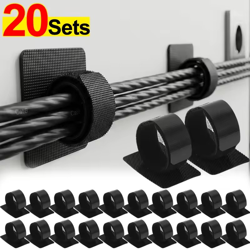 Adhesive Under Desk Cable Ties - Desk Setup Cable Management incelemesi ve fiyatı
