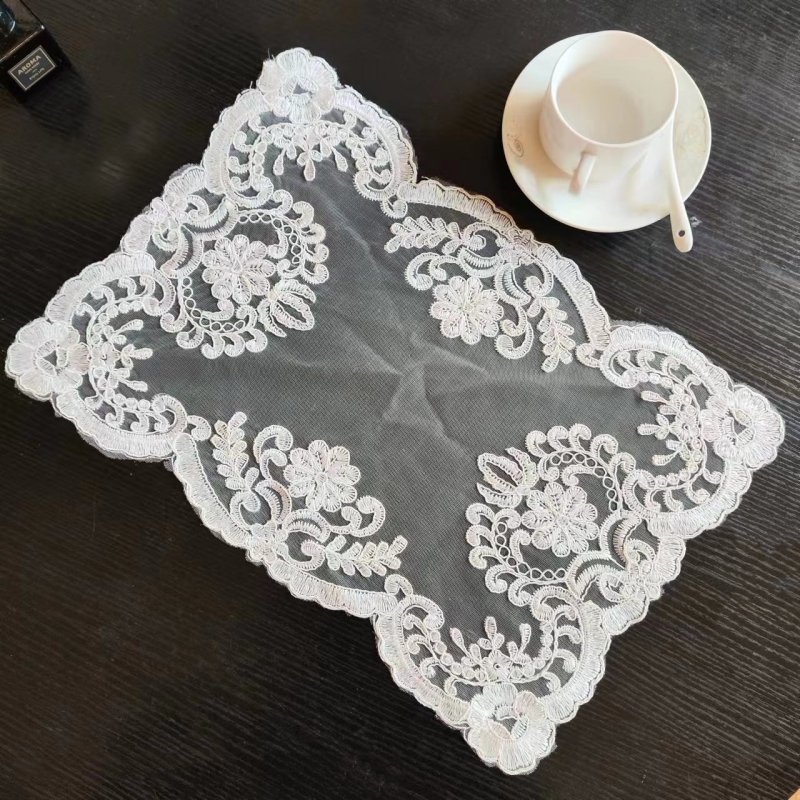European Classical White Lace  - Desk Setup Wallpaper incelemesi ve fiyatı