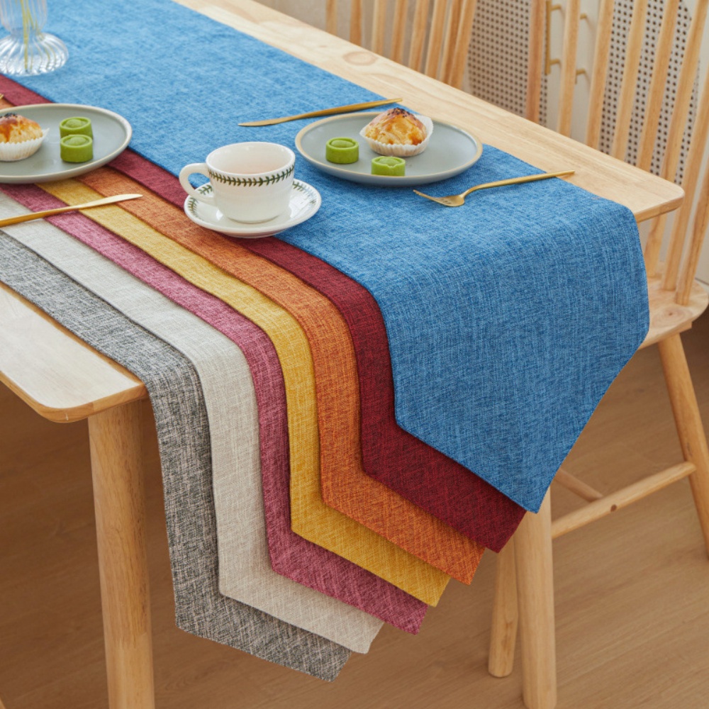 1pc Solid Color Quality Linen  - Desk Setup Wallpaper incelemesi ve fiyatı