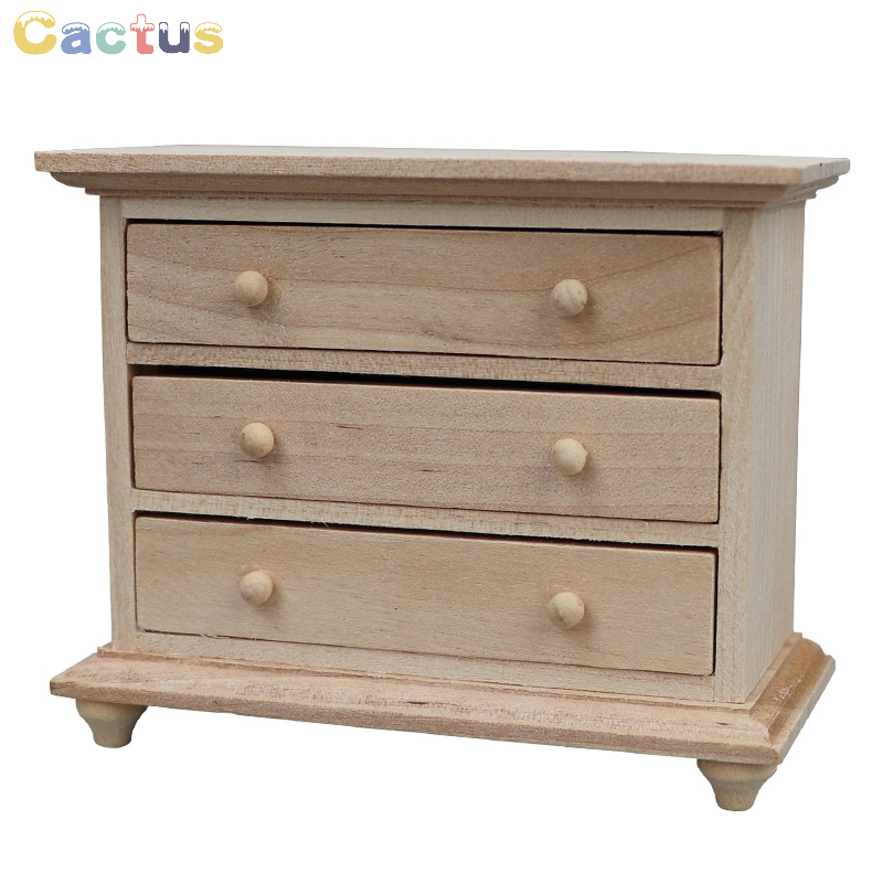 1:12 Dollhouse Miniature Wood  - Desk Drawer Unit incelemesi ve fiyatı