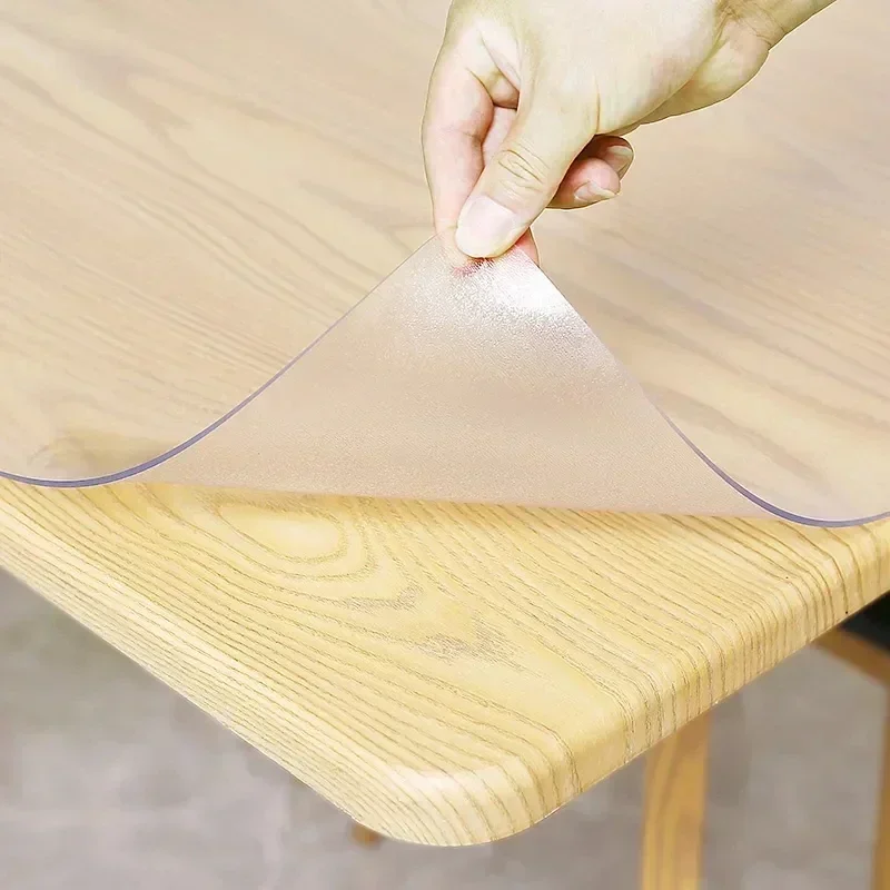 PVC Table Cloth Transparent Cl - Desk Setup Wallpaper incelemesi ve fiyatı